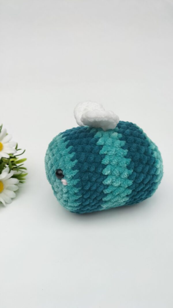 Knuffel bij/ sleutelhanger (groen) maat middel