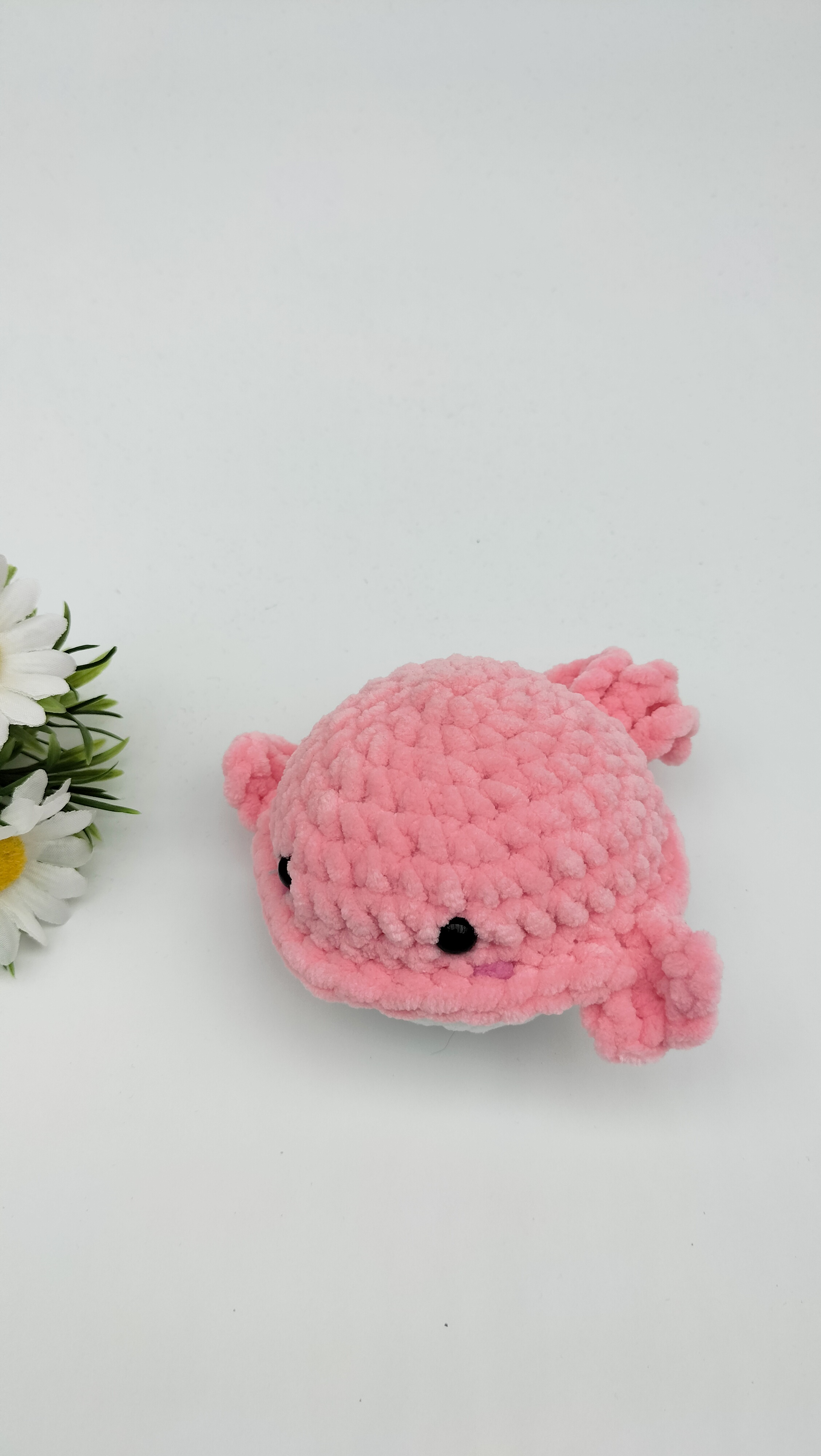 Knuffel walvis (roze)