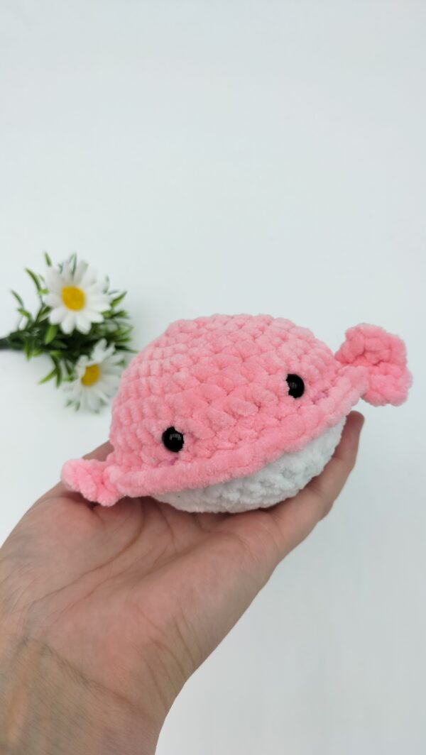 Knuffel walvis (roze)