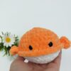 Knuffel walvis (oranje)