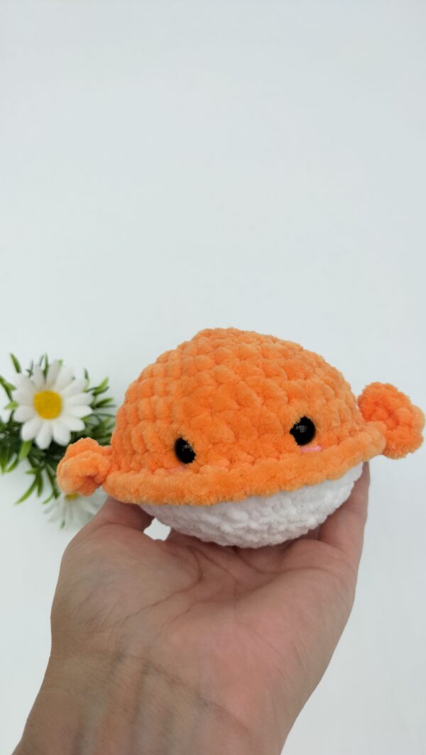 Knuffel walvis (oranje)