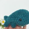Knuffel walvis (donker blauw- licht blauw) (type 2)