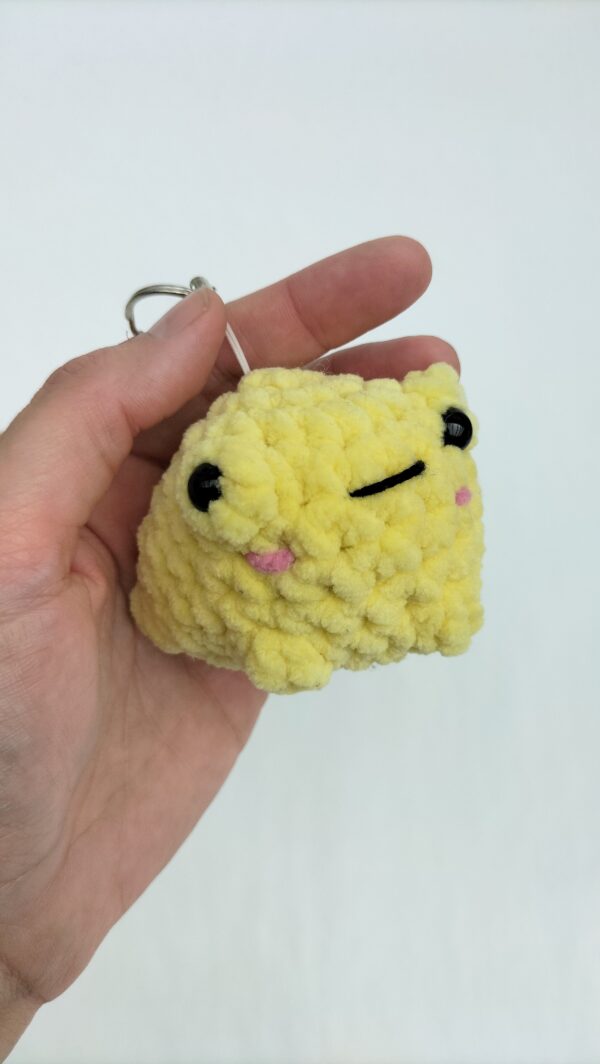 oplus_1058 Sleutelhanger kikker (geel)