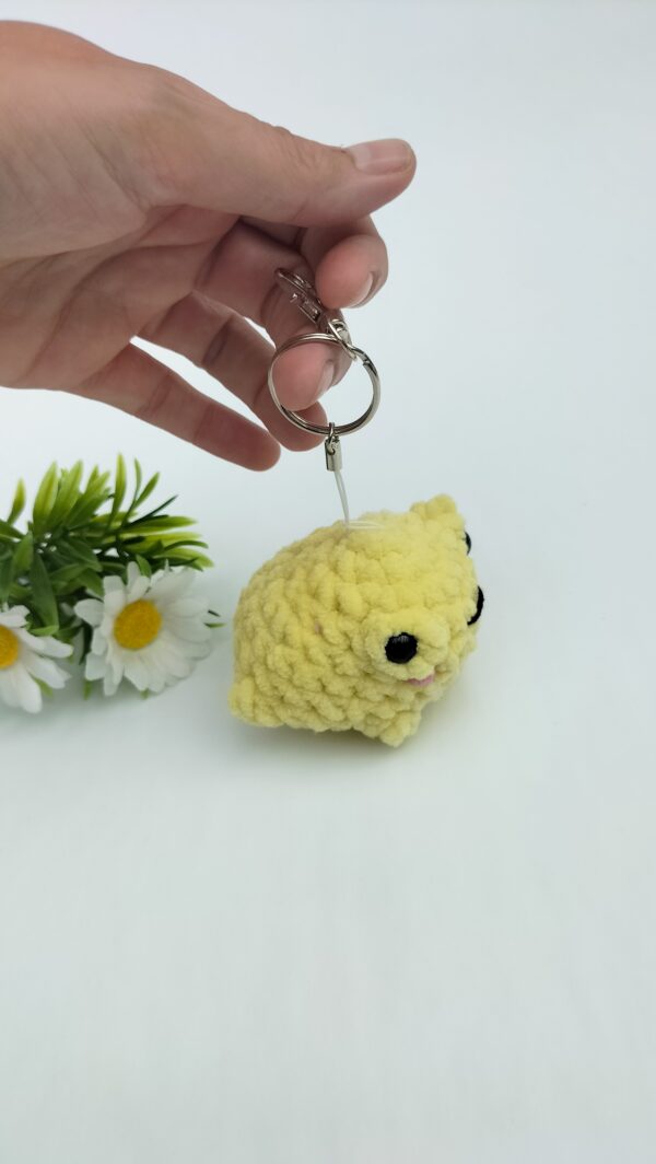 oplus_1058 Sleutelhanger kikker (geel)