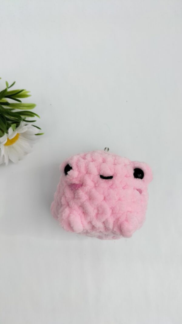 oplus_1058 Sleutelhanger kikker (roze)