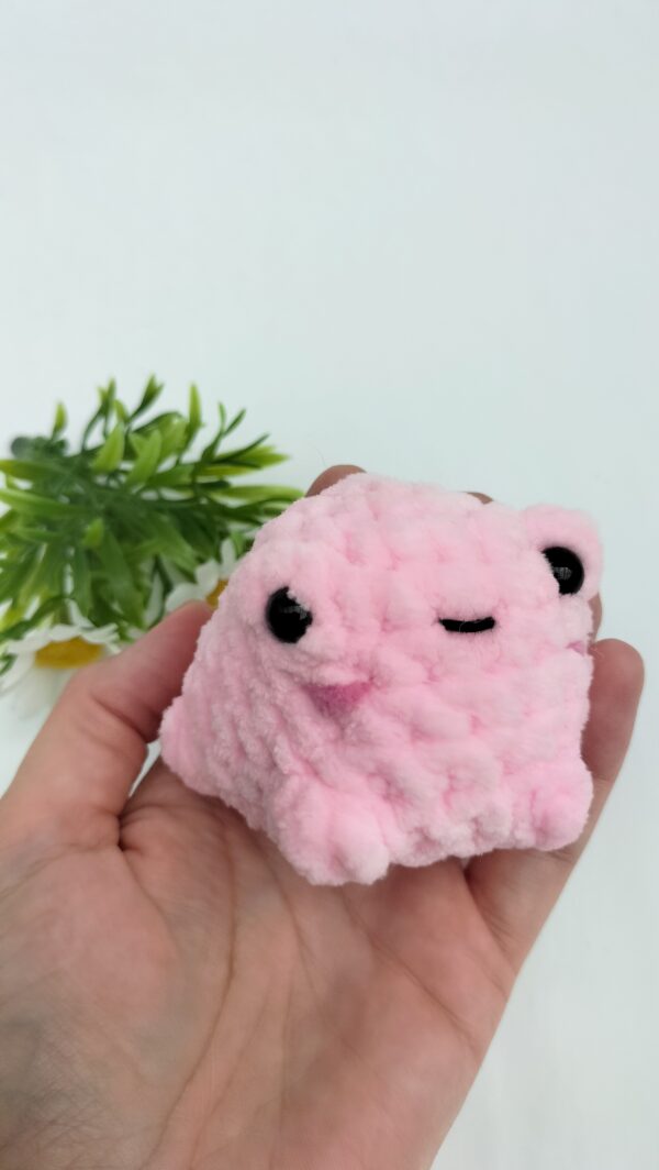 oplus_1058 Sleutelhanger kikker (roze)