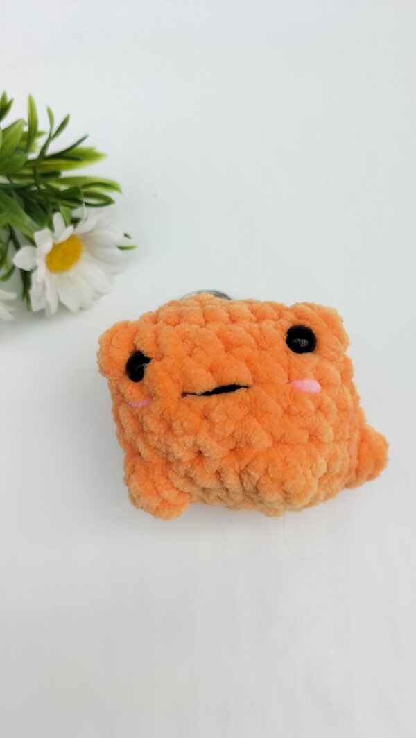 Sleutelhanger kikker (oranje)