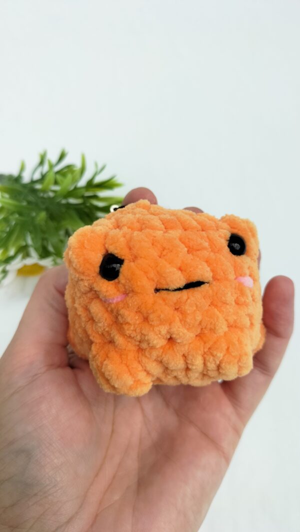 Sleutelhanger kikker (oranje)