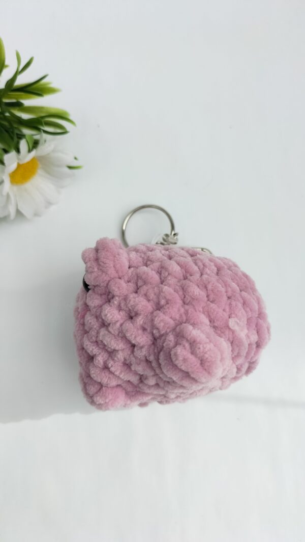 Sleutelhanger kikker (heel zacht paars)