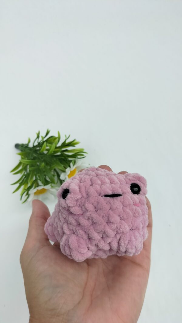 Sleutelhanger kikker (heel zacht paars)