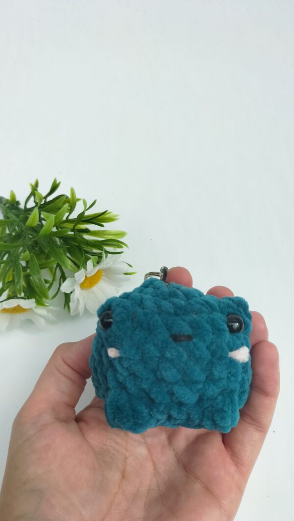 oplus_1058 Sleutelhanger kikker (donkergroen)