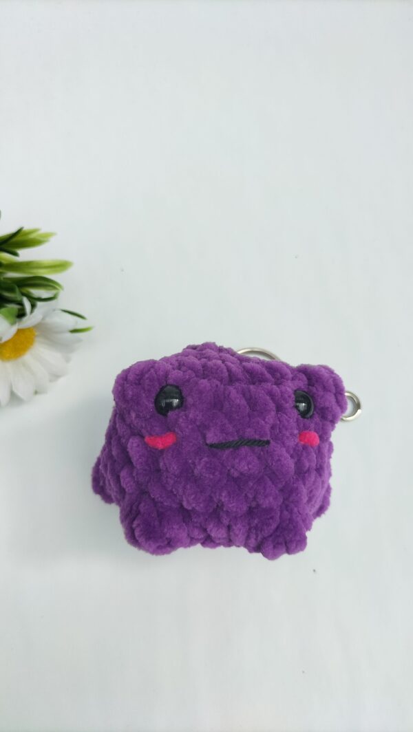 oplus_1058 Sleutelhanger kikker (paars)