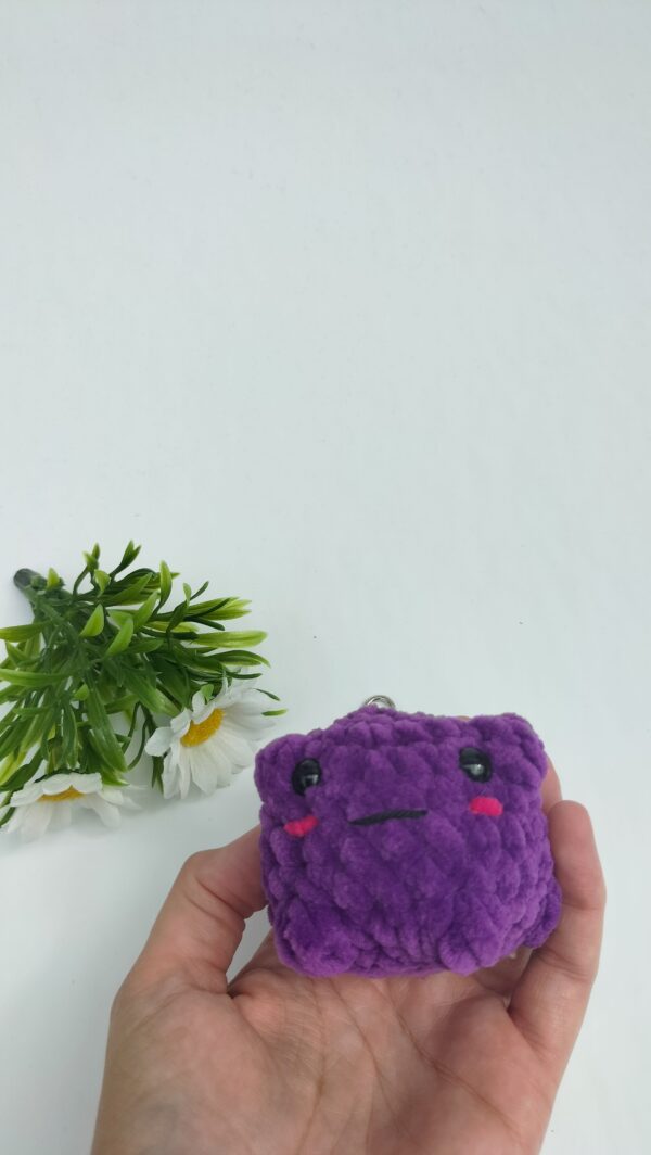 oplus_1058 Sleutelhanger kikker (paars)