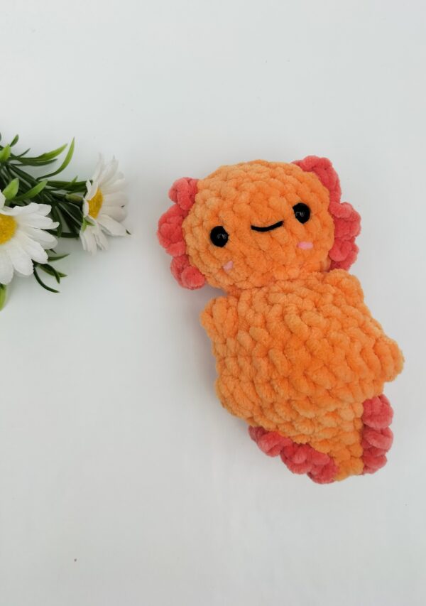 Knuffel Axolotl (oranje-rood)
