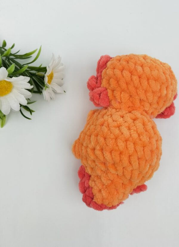 Knuffel Axolotl (oranje-rood)