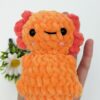 Knuffel Axolotl (oranje-rood)