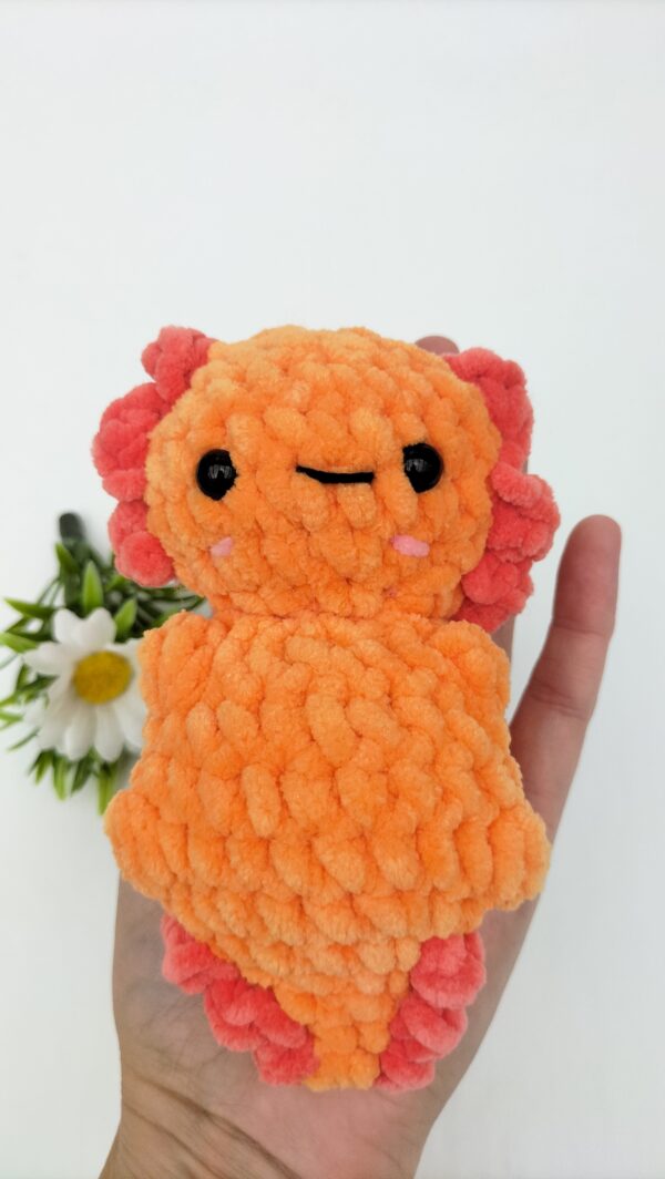 Knuffel Axolotl (oranje-rood)