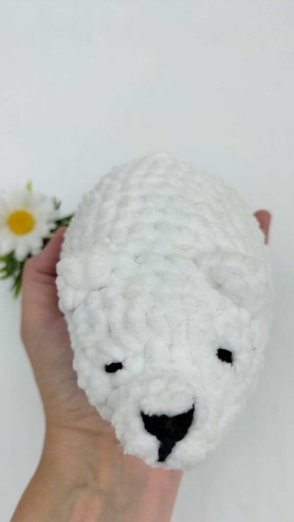 oplus_1058 Knuffel slapende ijsbeer (wit)