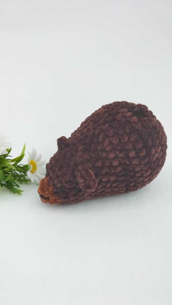 oplus_1058 Knuffel slapende beer (bruin)