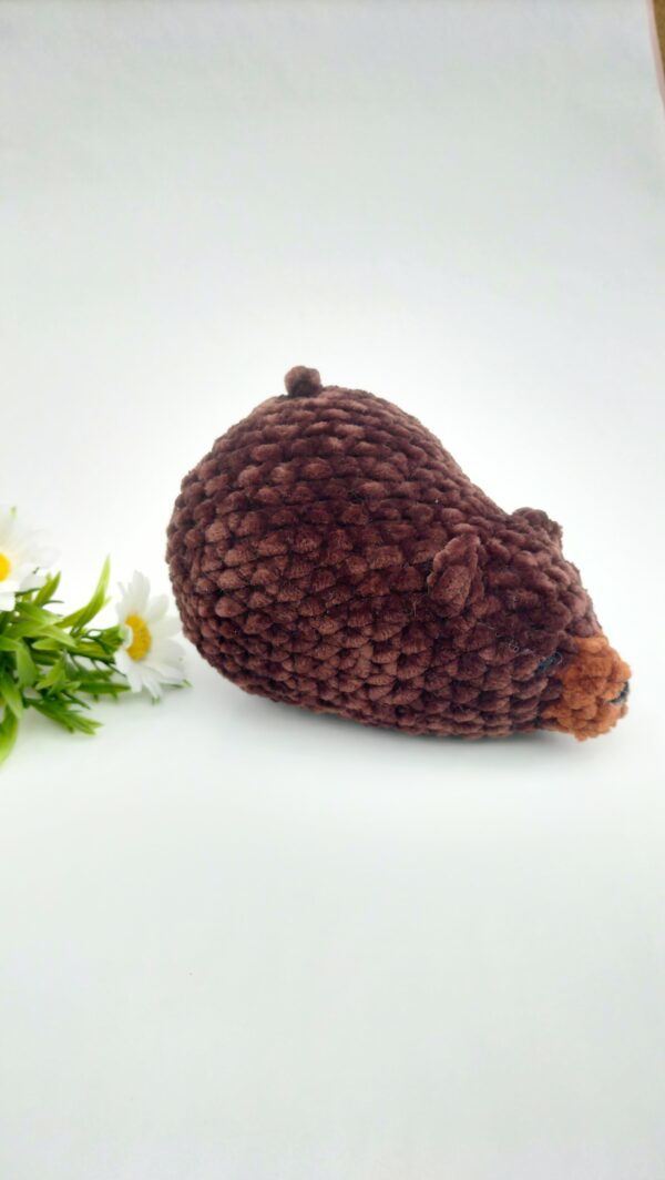 oplus_1058 Knuffel slapende beer (bruin)