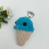 Sleutelhanger ijsje (smurfen blauw)