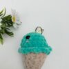 Sleutelhanger ijsje (turquoise)