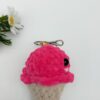 Sleutelhanger ijsje (fuchsia)
