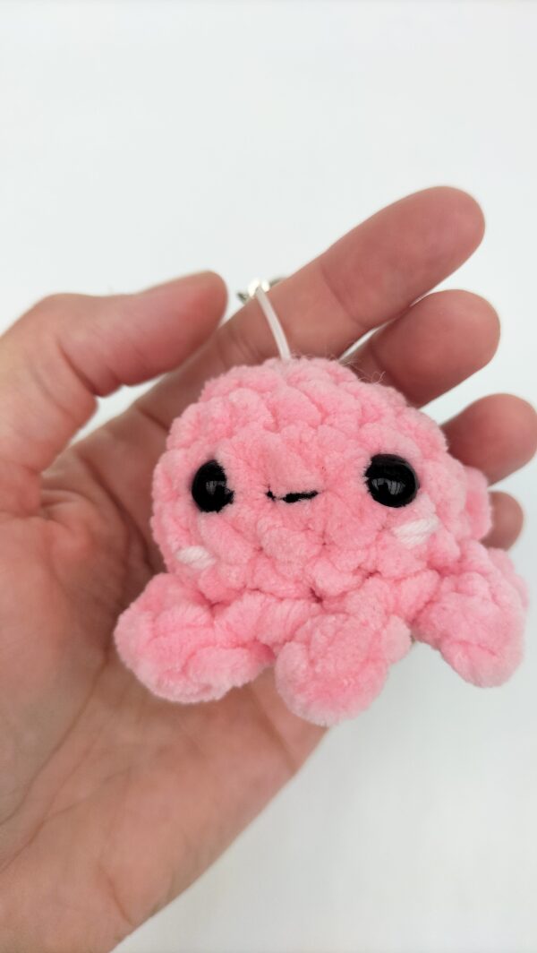 oplus_1058 Sleutelhanger octopusje (roze)