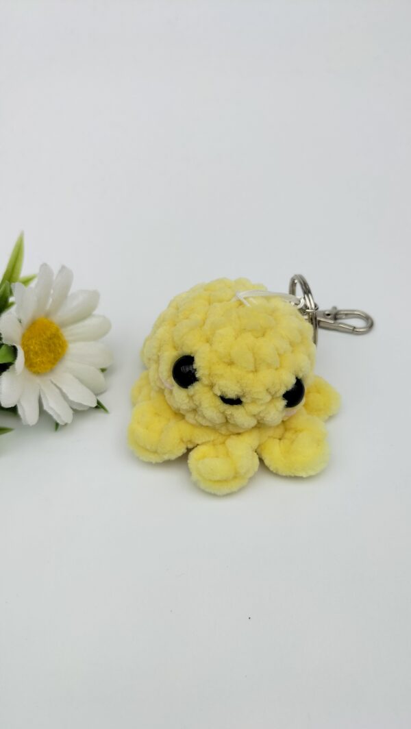 Sleutelhanger octopusje (geel)