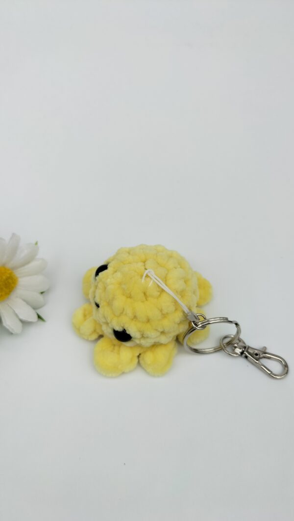Sleutelhanger octopusje (geel)