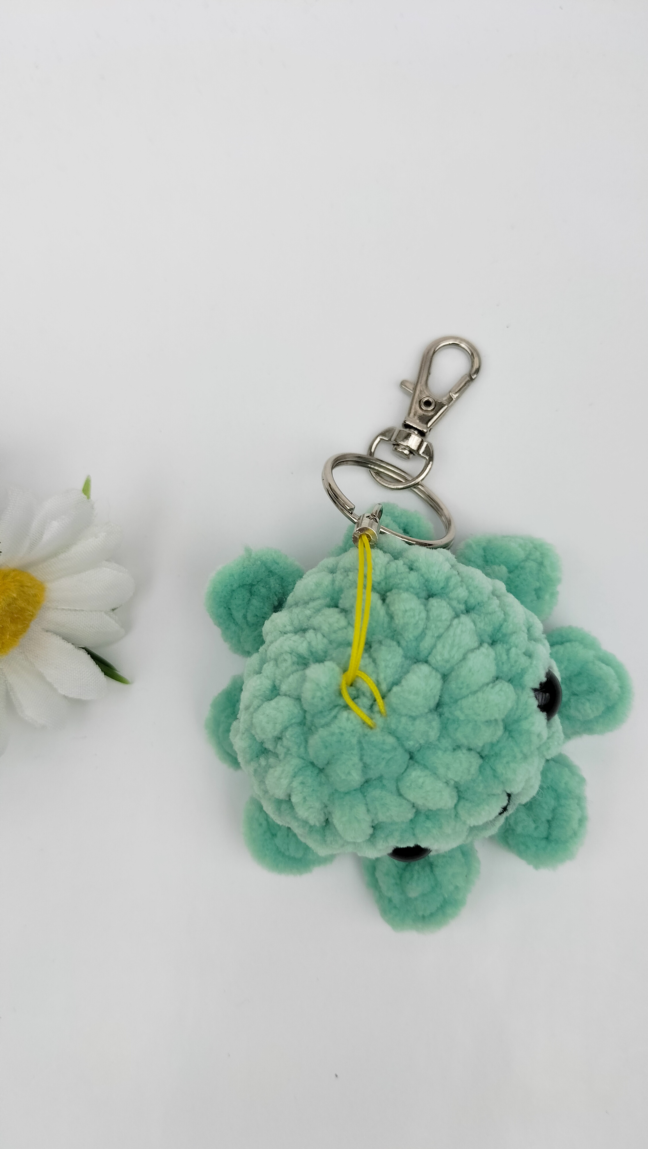 oplus_1058 Sleutelhanger octopusje (mint)