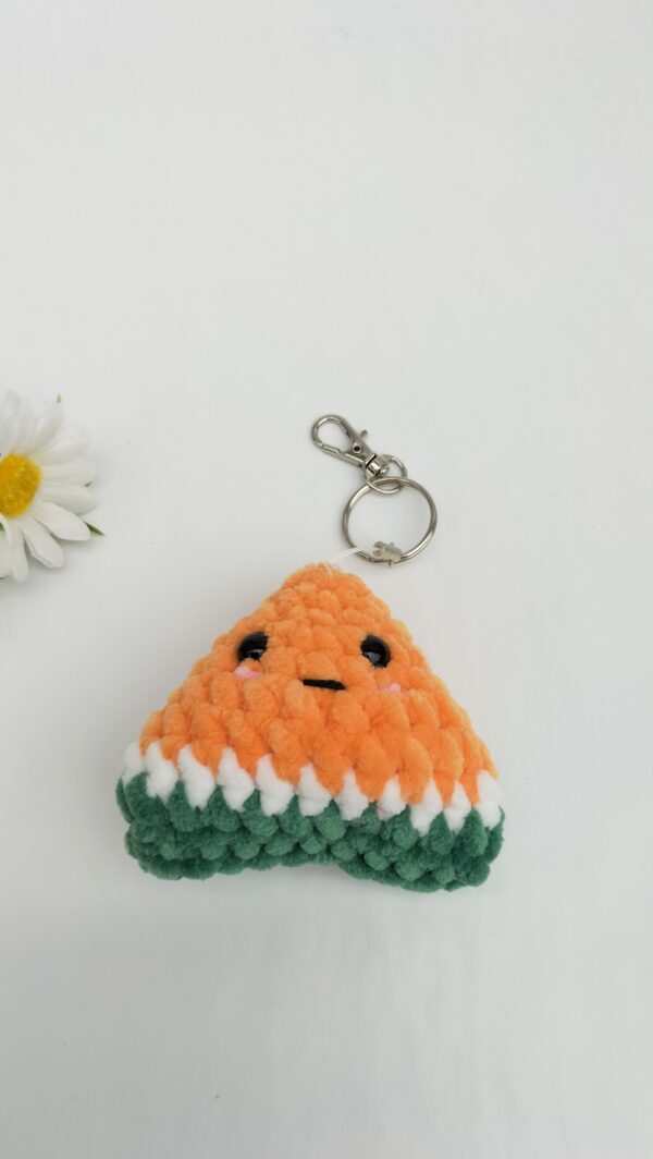 Sleutelhanger meloen (licht oranje)