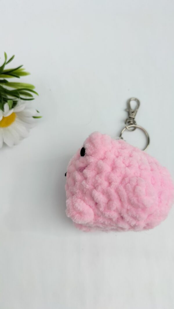 Oplus_1026 Sleutelhanger kikker (roze)