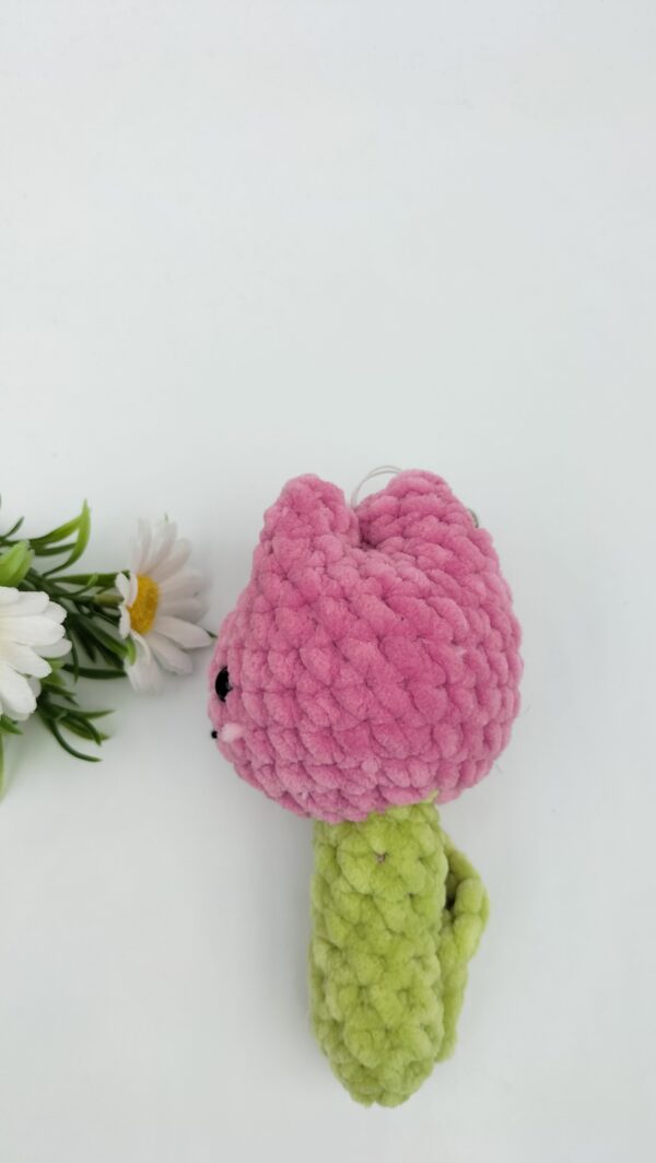 Sleutelhanger tulp (roze)