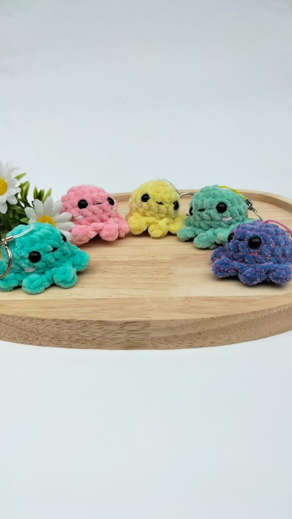 oplus_1058 Sleutelhanger octopusje (roze)