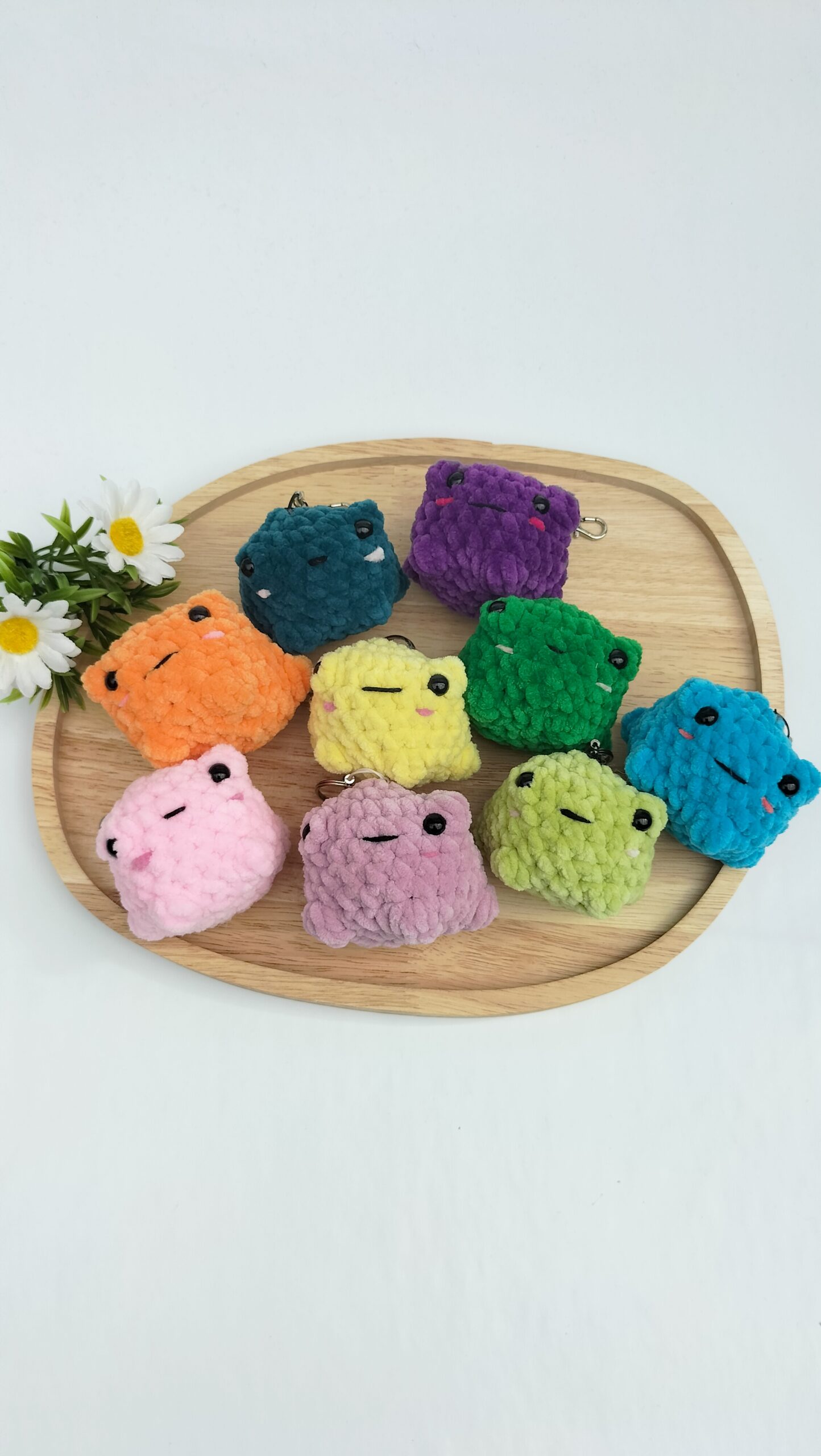 Sleutelhanger kikker (donkergroen)