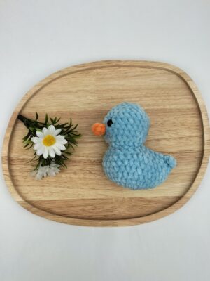 Knuffel eendje (lichtblauw)