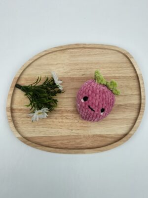 Knuffel aardbei (roze)