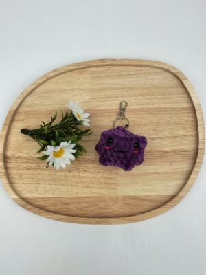 Sleutelhanger kikker (paars)