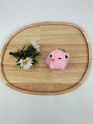 Sleutelhanger kikker (roze)