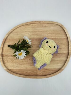 Knuffel Axolotl (geel-lila)