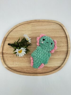 Knuffel Axolotl (mint-roze)