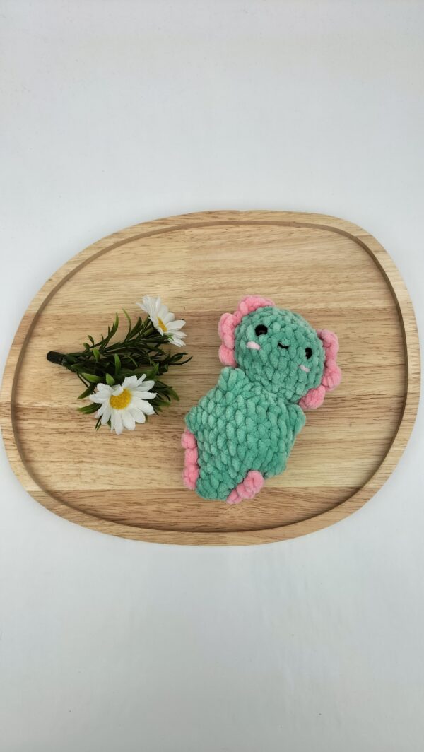 Knuffel Axolotl (mint-roze)