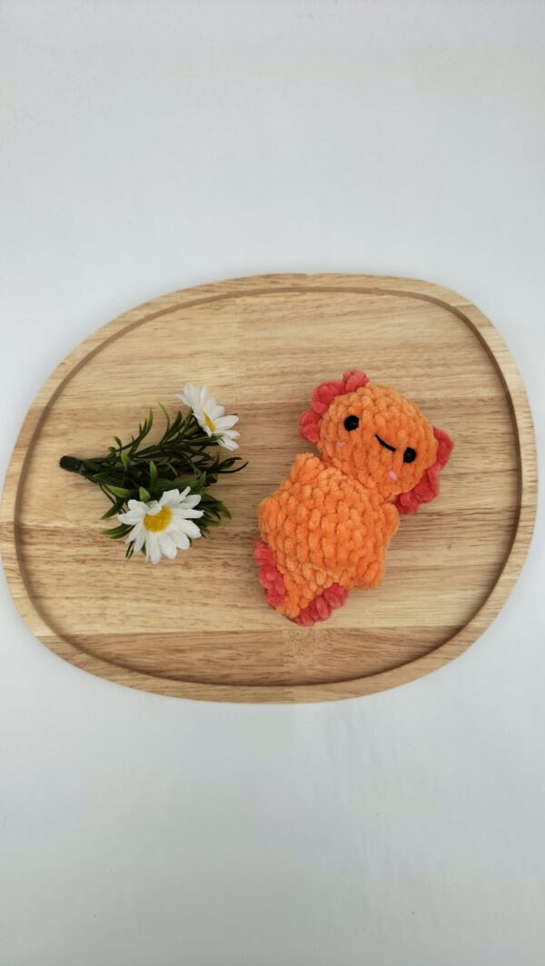 Knuffel Axolotl (oranje-rood)