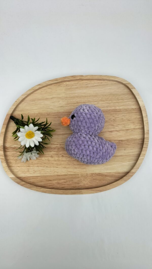 productfoto knuffel eendje paars Knuffel eendje (lila)