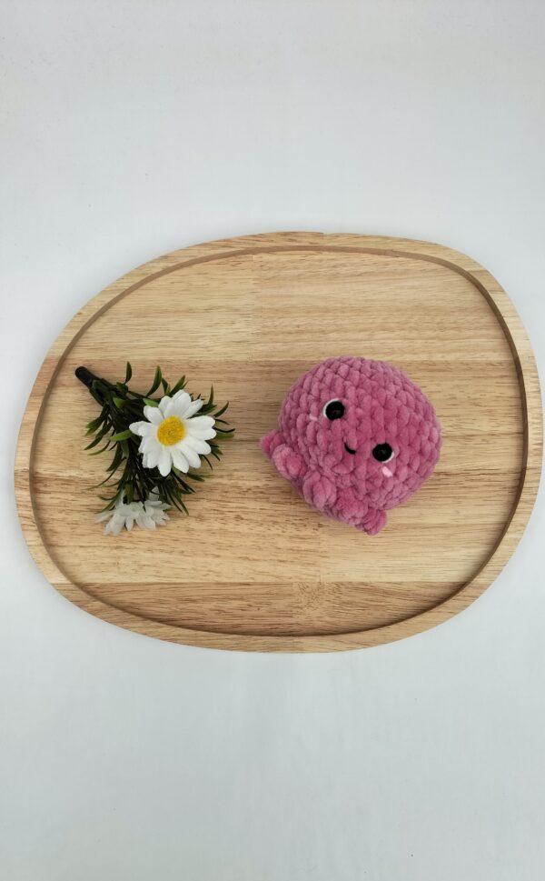 Knuffel inktvis (roze)