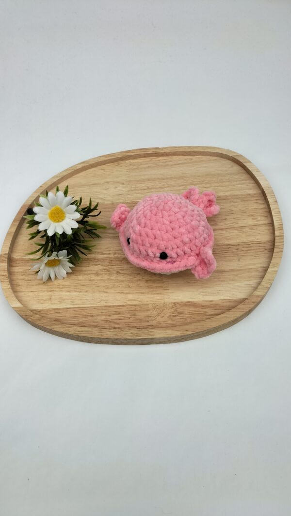 Knuffel walvis (roze)