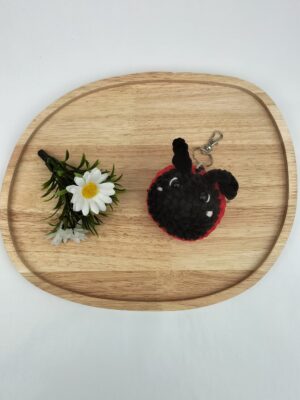 Sleutelhanger lieveheersbeestje sleutelhanger (rood)