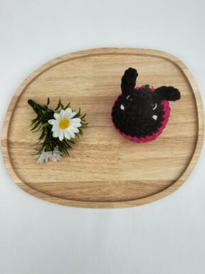 Sleutelhanger lieveheersbeestje (fuchsia)