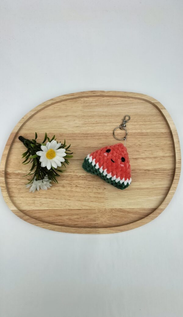 Oplus_34 Sleutelhanger meloen (donker oranje)